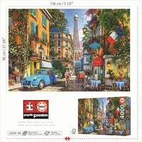 EDUCA Puzzle Staré parížske ulice 4000 dielikov
