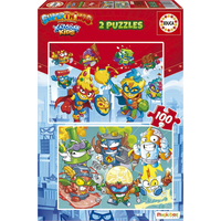 EDUCA Puzzle Superthings 2x100 dielikov