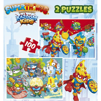 EDUCA Puzzle Superthings 2x100 dielikov