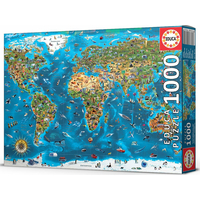 EDUCA Puzzle Zázraky sveta 1000 dielikov