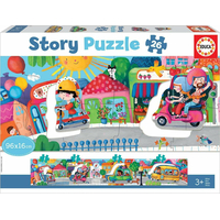 EDUCA Story puzzle Doprava v meste 26 dielikov