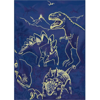 Svietiace puzzle Svet dinosaurov XL 100 dielikov