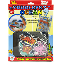 TEDDIES Vodolepky Moje prvé zvieratká: Oceán 12 ks + sieťka