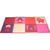 BABY GREAT Penové puzzle Dievčenské hračky SX (60x60) s okrajmi
