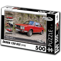 RETRO-AUTA Puzzle č. 11 Škoda 120 GLS (1978) 500 dielikov