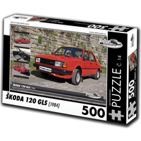 RETRO-AUTA Puzzle č. 14 Škoda 120 GLS (1984) 500 dielikov