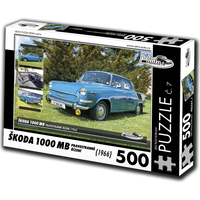 RETRO-AUTA Puzzle č. 7 Škoda 1000 MB (1966) 500 dielikov