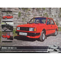 RETRO-AUTA Puzzle č. 14 Škoda 120 GLS (1984) 500 dielikov