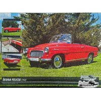 RETRO-AUTA Puzzle č. 10 Škoda Felicia (1960) 500 dielikov