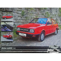 RETRO-AUTA Puzzle č. 16 Škoda Garde (1983) 500 dielikov