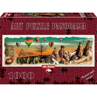 ART PUZZLE Panoramatické puzzle Nevşehir - koláž 1000 dielikov