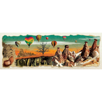 ART PUZZLE Panoramatické puzzle Nevşehir - koláž 1000 dielikov