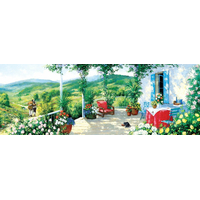 ART PUZZLE Panoramatické puzzle Hosť na verande 1000 dielikov