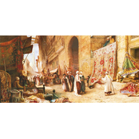 ANATOLIAN Panoramatické puzzle Predaj kobercov v Káhire 1500 dielikov