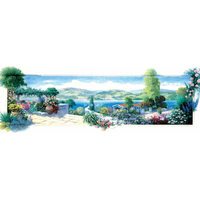 ART PUZZLE Panoramatické puzzle Záhrada na terase 1000 dielikov