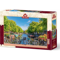 ART PUZZLE Puzzle Amsterdamský kanál 2000 dielikov