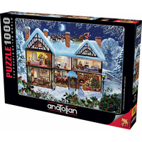 ANATOLIAN Puzzle Dom cez Vianoce 1000 dielikov