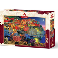 ART PUZZLE Puzzle Cinque Terre, Taliansko 1500 dielikov