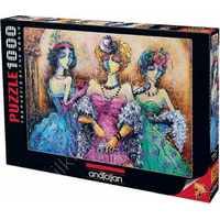 ANATOLIAN Puzzle Dámska jazda 1000 dielikov