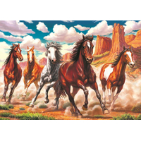ART PUZZLE Puzzle Divoké kone v údolí 1000 dielikov