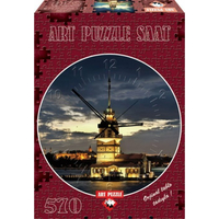 ART PUZZLE Puzzle hodiny Maiden&#39;s Tower, Turecko 570 dielikov