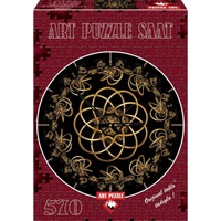 ART PUZZLE Puzzle hodiny Tanec s nocou 570 dielikov