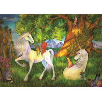 ART PUZZLE Puzzle Jednorožci 100 dielikov
