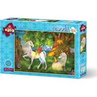 ART PUZZLE Puzzle Jednorožci 100 dielikov
