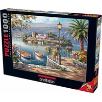 ANATOLIAN Puzzle Jazero v Porte 1000 dielikov