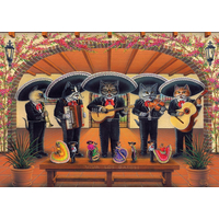 ART PUZZLE Puzzle Mačacie flamenco skupina 500 dielikov