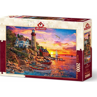ART PUZZLE Puzzle Nádherný západ slnka 2000 dielikov