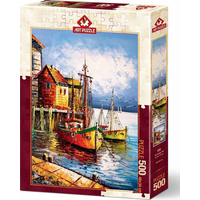 ART PUZZLE Puzzle Oranžový prístav 500 dielikov
