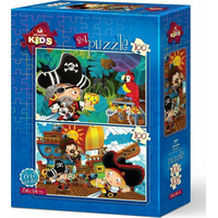 ART PUZZLE Puzzle Piráti 2x100 dielikov