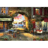 ART PUZZLE Puzzle Reštaurácia na pobreží 1000 dielikov