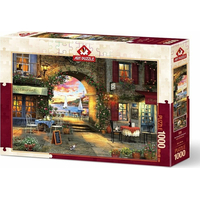 ART PUZZLE Puzzle Reštaurácia na pobreží 1000 dielikov