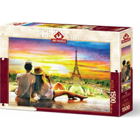 ART PUZZLE Puzzle Romantika pri západe slnka 1500 dielikov