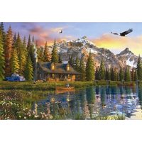ANATOLIAN Puzzle Roubenka pri jazere 2000 dielikov