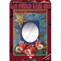 ART PUZZLE Puzzle so zrkadlom Šťastie pod sviečkami 850 dielikov