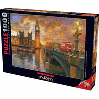 ANATOLIAN Puzzle Súmrak nad Westminsterom 1000 dielikov