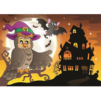 ART PUZZLE Puzzle Sova a čarodejnica 2x100 dielikov