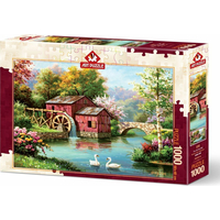 ART PUZZLE Puzzle Starý červený mlyn 1000 dielikov