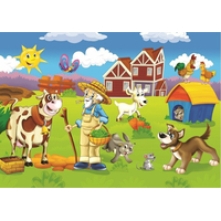 ART PUZZLE Puzzle Šťastný farmár 24+35 dielikov