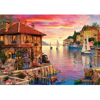 ART PUZZLE Puzzle Stredomorský prístav 1500 dielikov