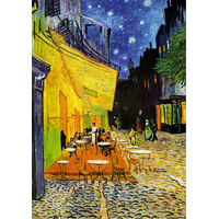 ART PUZZLE Puzzle Terasa kaviarne v noci 1000 dielikov