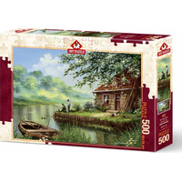 ART PUZZLE Puzzle Večerné rybárčenie 500 dielikov