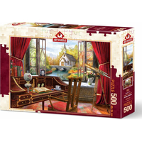 ART PUZZLE Puzzle Výhľad z pracovne 500 dielikov