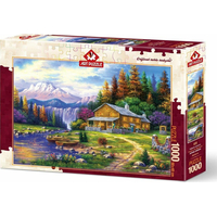 ART PUZZLE Puzzle Západ slnka v horách 1000 dielikov