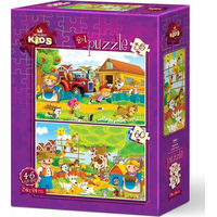 ART PUZZLE Puzzle Život na statku 35+60 dielikov