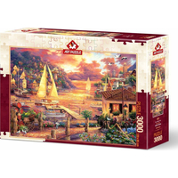 ART PUZZLE Puzzle Zlaté more 3000 dielikov