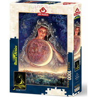 ART PUZZLE Svietiace puzzle Mesačná bohyňa 1000 dielikov